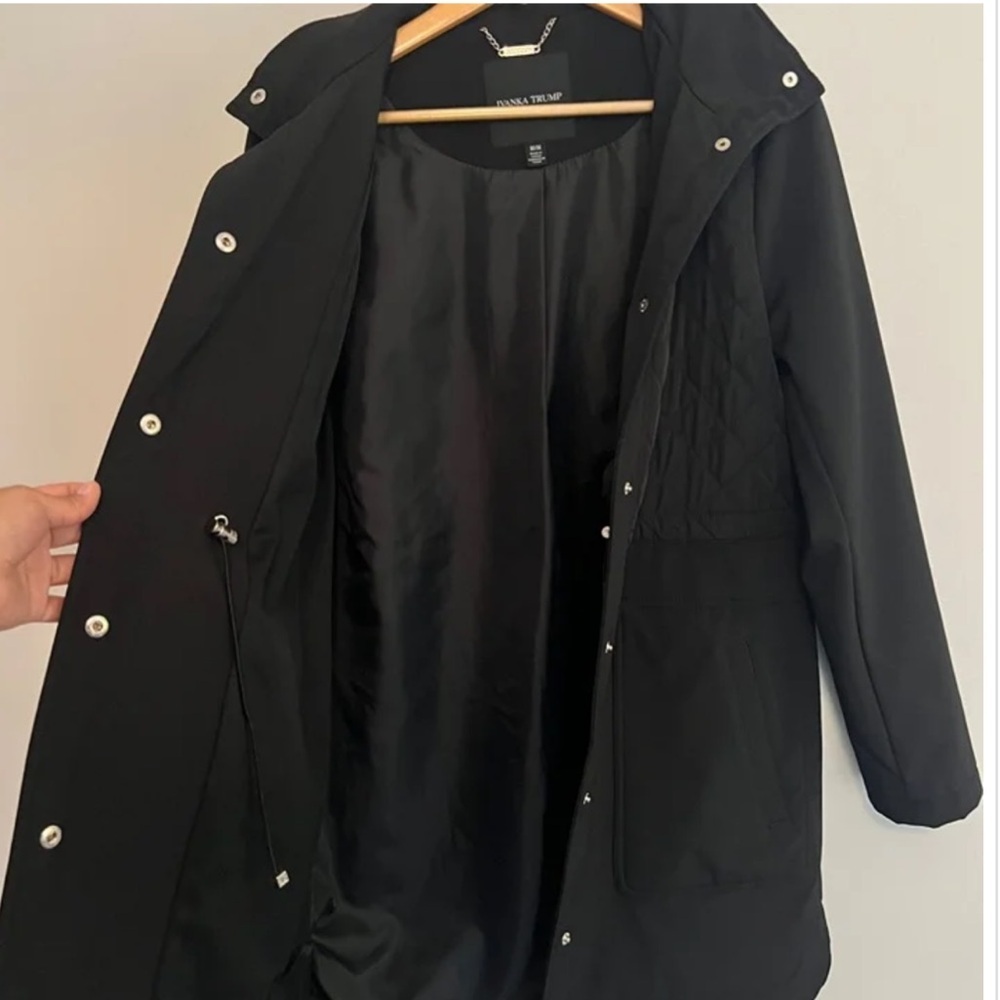 22. Ivanka Trump Hooded Trench Coat - Picture 14 of 16